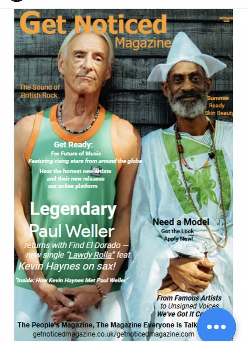Paul Weller and Kevin Haynes Group Elegua